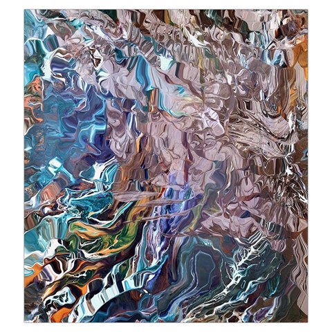 Abstract blend V Drawstring Pouch (Large) from ArtsNow.com Front
