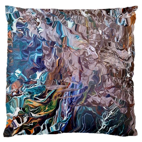 Abstract blend V Large Premium Plush Fleece Cushion Case (Two Sides) from ArtsNow.com Front