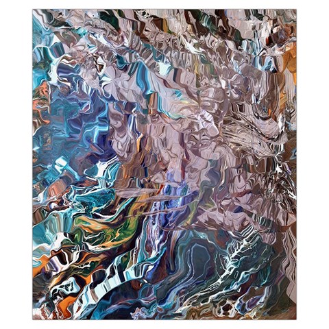 Abstract blend V Drawstring Pouch (XS) from ArtsNow.com Back