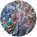 Abstract blend V Wooden Bottle Opener (Round)