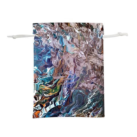 Abstract blend V Lightweight Drawstring Pouch (L) from ArtsNow.com Front