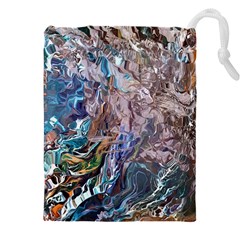 Abstract blend V Drawstring Pouch (5XL) from ArtsNow.com Front