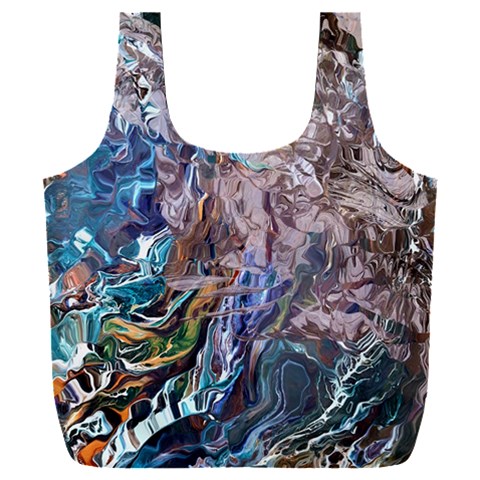 Abstract blend V Full Print Recycle Bag (XXL) from ArtsNow.com Front