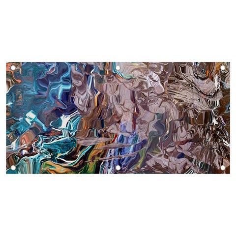 Abstract blend V Banner and Sign 4  x 2  from ArtsNow.com Front