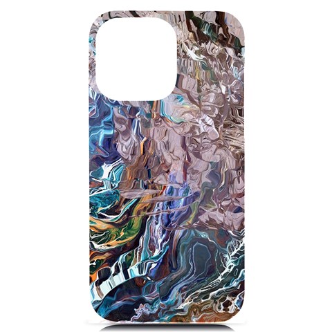 Abstract blend V iPhone 14 Pro Max Black UV Print Case from ArtsNow.com Front