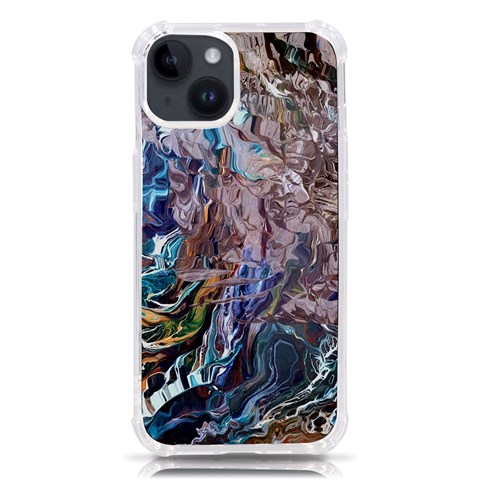 Abstract blend V iPhone 14 TPU UV Print Case from ArtsNow.com Front