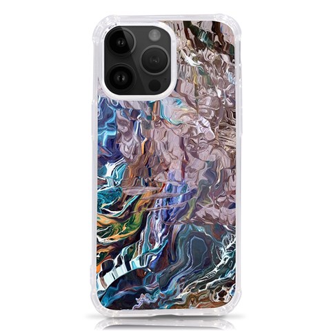 Abstract blend V iPhone 14 Pro Max TPU UV Print Case from ArtsNow.com Front
