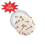 Abstract Arrow Sign Love Aesthetic 1.75  Buttons (10 pack)