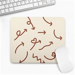 Abstract Arrow Sign Love Aesthetic Large Mousepad