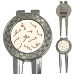 Abstract Arrow Sign Love Aesthetic 3-in-1 Golf Divots