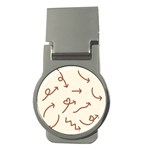 Abstract Arrow Sign Love Aesthetic Money Clips (Round) 