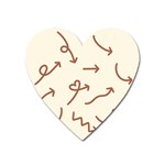 Abstract Arrow Sign Love Aesthetic Heart Magnet