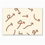 Abstract Arrow Sign Love Aesthetic Postcards 5  x 7  (Pkg of 10)