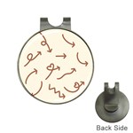 Abstract Arrow Sign Love Aesthetic Hat Clips with Golf Markers