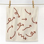 Abstract Arrow Sign Love Aesthetic Face Towel