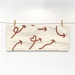 Abstract Arrow Sign Love Aesthetic Hand Towel