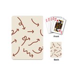 Abstract Arrow Sign Love Aesthetic Playing Cards Single Design (Mini)