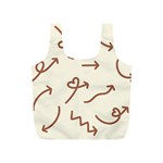 Abstract Arrow Sign Love Aesthetic Full Print Recycle Bag (S)