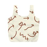 Abstract Arrow Sign Love Aesthetic Full Print Recycle Bag (M)