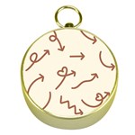 Abstract Arrow Sign Love Aesthetic Gold Compasses