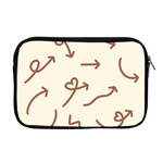 Abstract Arrow Sign Love Aesthetic Apple MacBook Pro 17  Zipper Case