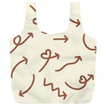 Abstract Arrow Sign Love Aesthetic Full Print Recycle Bag (XXXL)