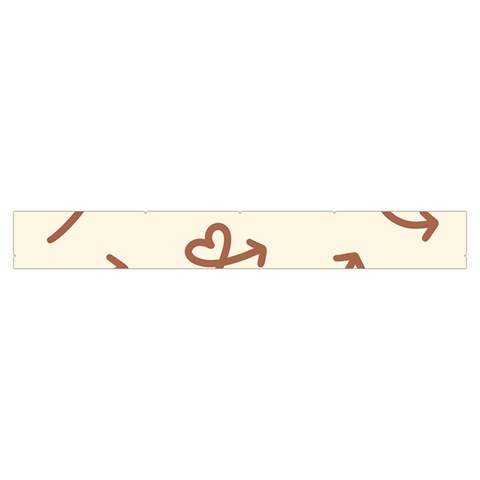 Abstract Arrow Sign Love Aesthetic Make Up Case (Small) from ArtsNow.com Zipper Tape Front
