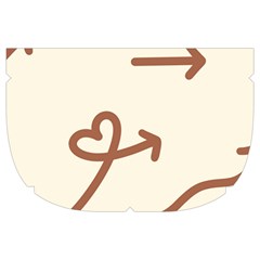 Abstract Arrow Sign Love Aesthetic Make Up Case (Large) from ArtsNow.com Side Right