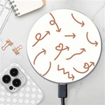 Abstract Arrow Sign Love Aesthetic Wireless Fast Charger(White)