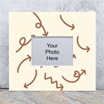Abstract Arrow Sign Love Aesthetic White Wall Photo Frame 5  x 7 