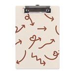 Abstract Arrow Sign Love Aesthetic A5 Acrylic Clipboard