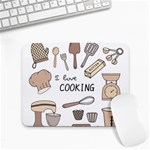 I Love Cooking Baking Utensils Knife Small Mousepad