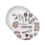 I Love Cooking Baking Utensils Knife 2.25  Buttons