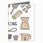 I Love Cooking Baking Utensils Knife Greeting Cards (Pkg of 8)