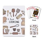 I Love Cooking Baking Utensils Knife Playing Cards Single Design (Rectangle)