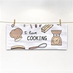 I Love Cooking Baking Utensils Knife Hand Towel