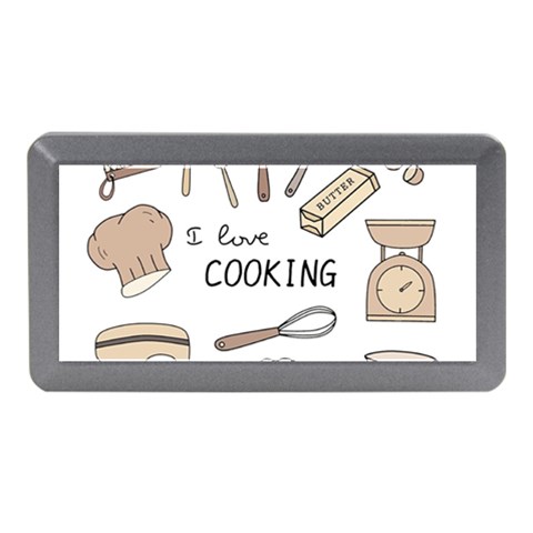 I Love Cooking Baking Utensils Knife Memory Card Reader (Mini) from ArtsNow.com Front