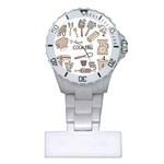 I Love Cooking Baking Utensils Knife Plastic Nurses Watch