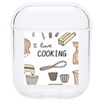 I Love Cooking Baking Utensils Knife Hard PC AirPods 1/2 Case