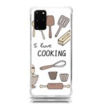 I Love Cooking Baking Utensils Knife Samsung Galaxy S20Plus 6.7 Inch TPU UV Case