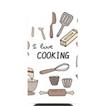 I Love Cooking Baking Utensils Knife iPhone 14 Black UV Print Case