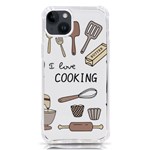 I Love Cooking Baking Utensils Knife iPhone 14 Plus TPU UV Print Case