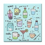 Drinks Cocktails Doodle Coffee Tile Coaster