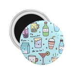 Drinks Cocktails Doodle Coffee 2.25  Magnets