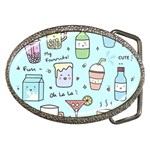 Drinks Cocktails Doodle Coffee Belt Buckles