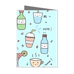 Drinks Cocktails Doodle Coffee Mini Greeting Cards (Pkg of 8)