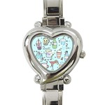Drinks Cocktails Doodle Coffee Heart Italian Charm Watch