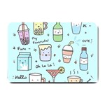 Drinks Cocktails Doodle Coffee Small Doormat