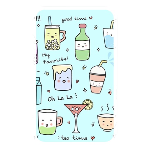Drinks Cocktails Doodle Coffee Memory Card Reader (Rectangular) from ArtsNow.com Front