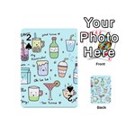 Drinks Cocktails Doodle Coffee Playing Cards 54 Designs (Mini)